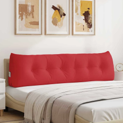 vidaXL Atpakaļ spilvens Sarkana 180 x 24 x 50 cm audums