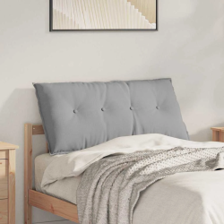 vidaXL Atpakaļ spilvens Mākoņu pelēka 100 x 19 x 50 cm audums