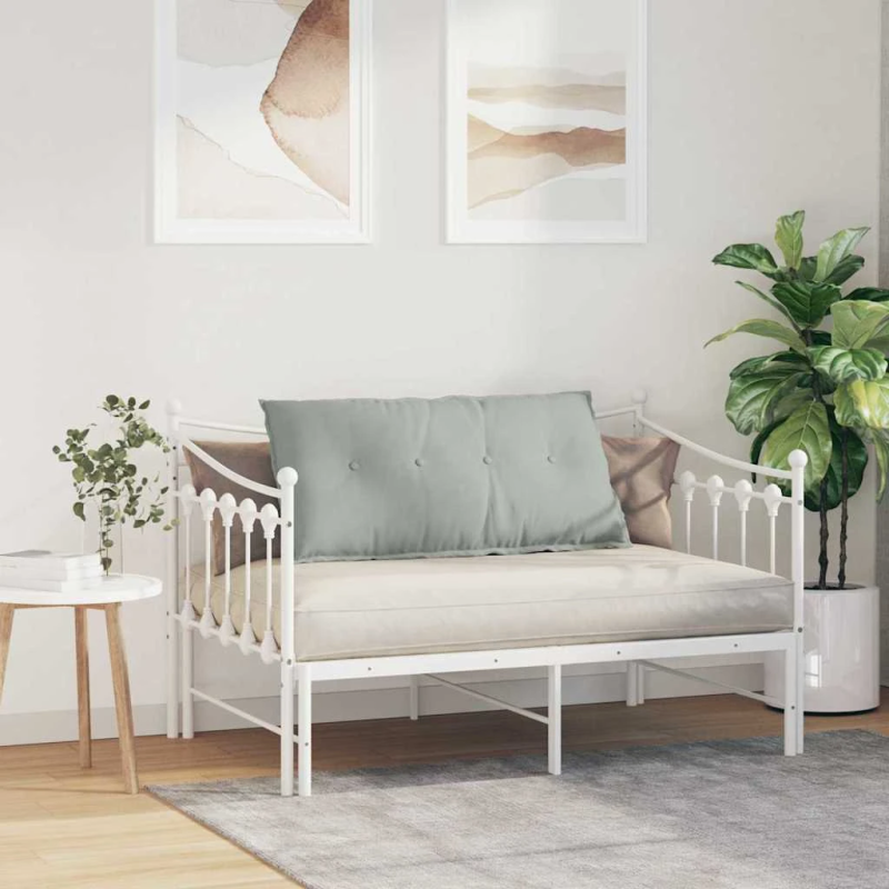 vidaXL Atpakaļ spilvens Gaiši pelēks 100 x 50 cm Korduroja audums