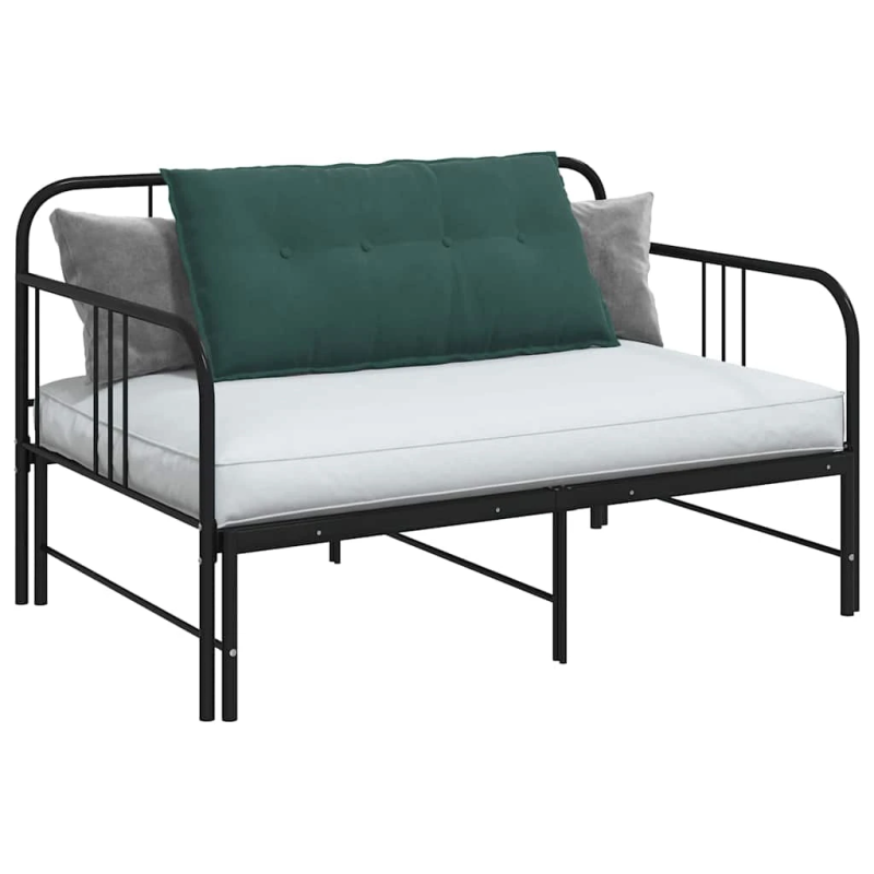 vidaXL Atpakaļ spilvens Tumši zaļš 100 x 50 cm Korduroja audums