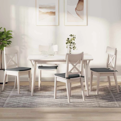 vidaXL Sēdvietas spilventiņi 4 pcs Tumši pelēks 40 x 40 x 3 cm audums