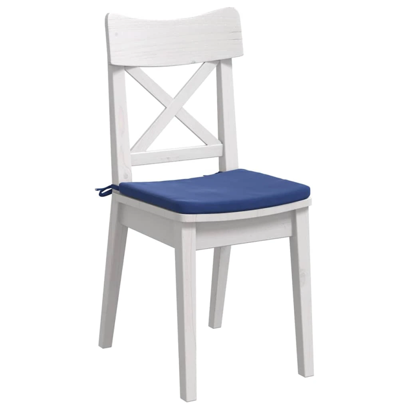 vidaXL Sēdvietas spilventiņi 4 pcs Policijas zila 40 x 40 x 3 cm Samts