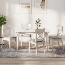 vidaXL Sēdvietas spilventiņi 4 pcs Gaiši pelēks 40 x 40 x 3 cm