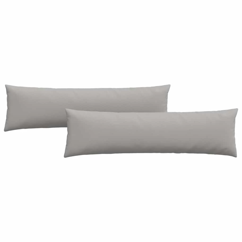 vidaXL Dīvāna spilveni 2 pcs Mākoņu pelēka 145 x 40 cm audums