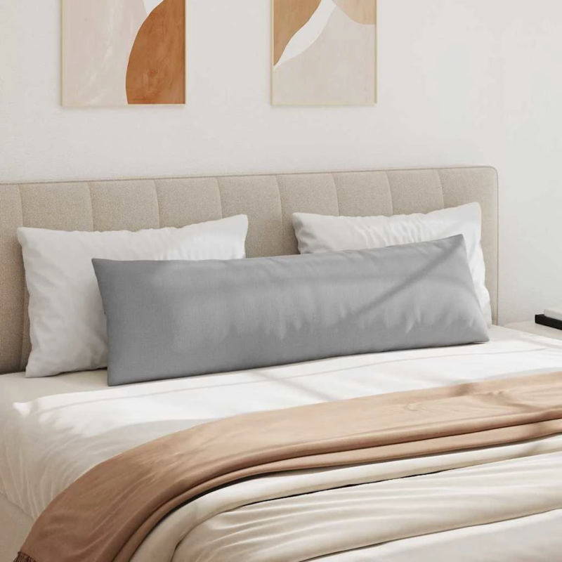 vidaXL Dīvāna spilveni 2 pcs Mākoņu pelēka 145 x 40 cm audums