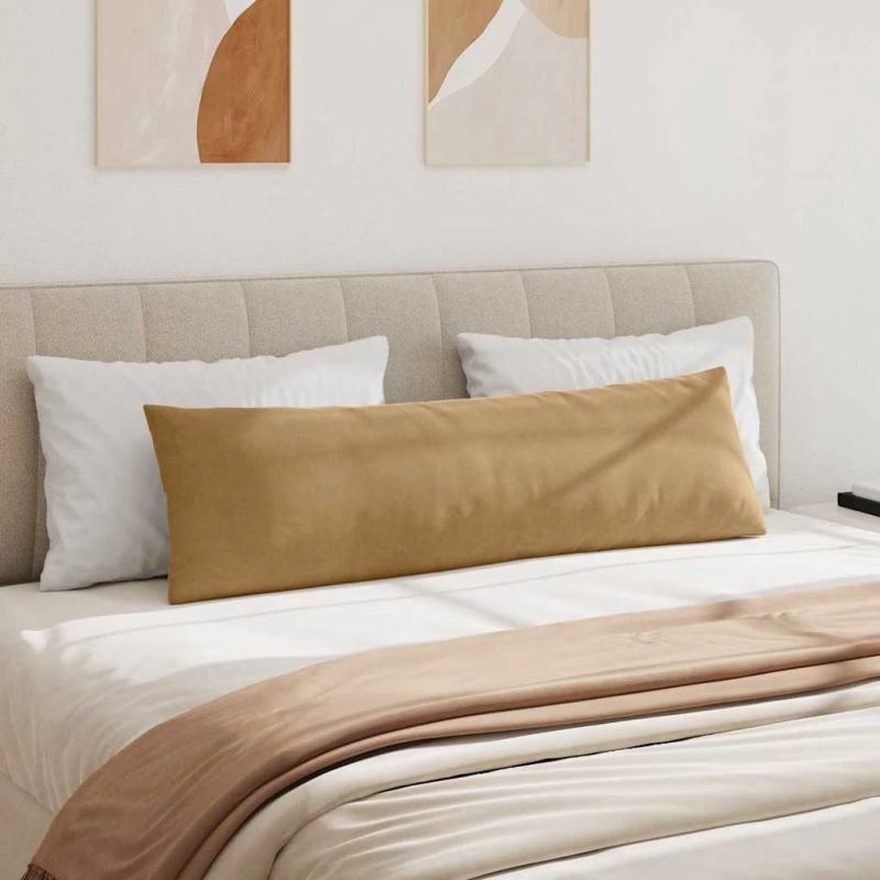 vidaXL Dīvāna spilveni 2 pcs Brūna 145 x 40 cm Korduroja audums