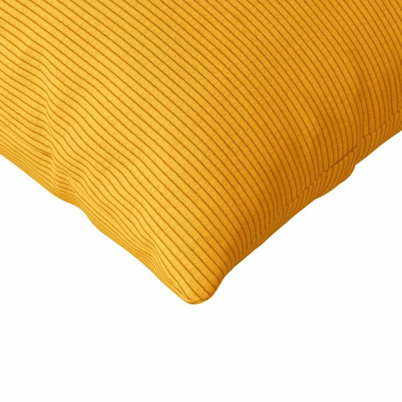 vidaXL Dīvāna spilveni 2 pcs Gaiši dzeltena 145 x 40 cm