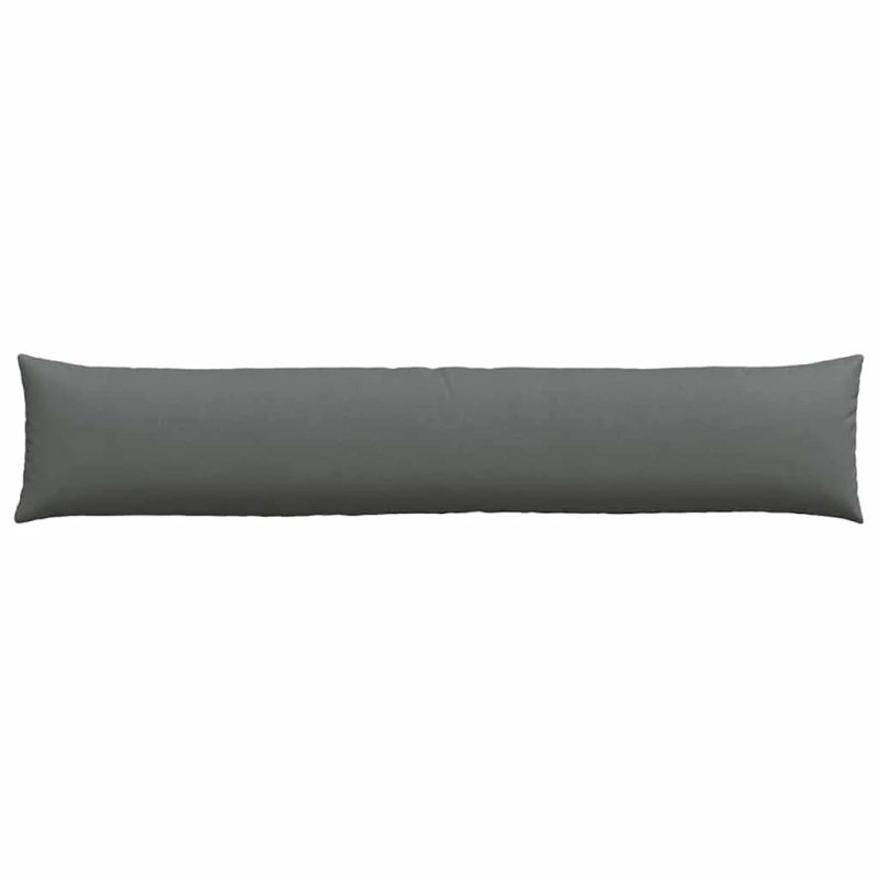 vidaXL Dīvāna spilveni 2 pcs Tumši pelēks 200 x 40 cm audums