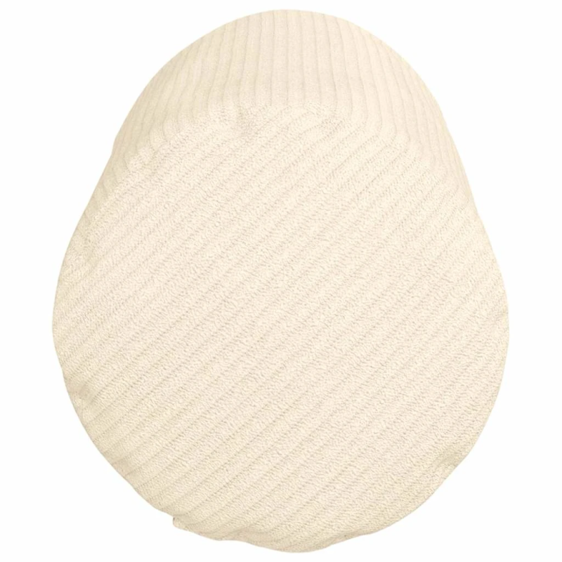 vidaXL Spilveni 2 pcs Krēmkrāsa DIA 15 x 40 cm Korduroja audums