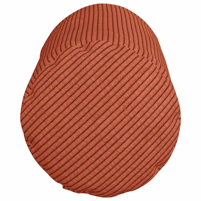 vidaXL Spilveni 2 pcs Sarkans oranžs DIA 15 x 40 cm Korduroja audums