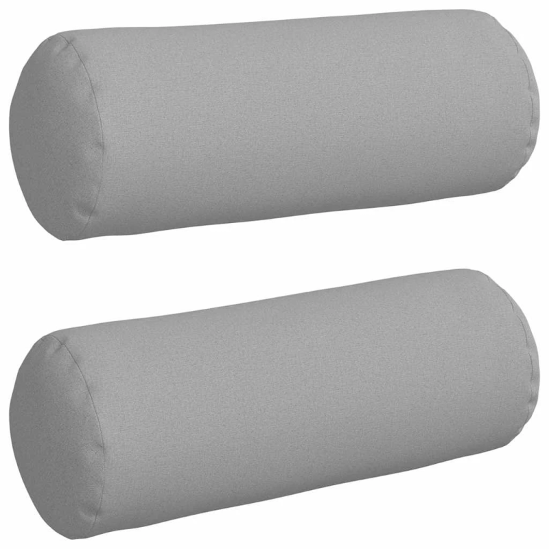 vidaXL Spilveni 2 pcs Mākoņu pelēka DIA 25 x 70 cm audums