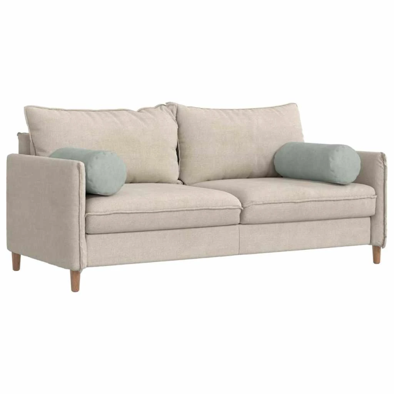 vidaXL Spilveni 2 pcs Gaiši pelēks DIA 25 x 70 cm Korduroja audums