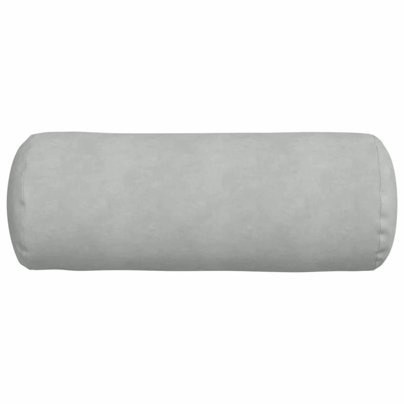 vidaXL Spilveni 2 pcs Gaiši pelēks DIA 25 x 70 cm Korduroja audums