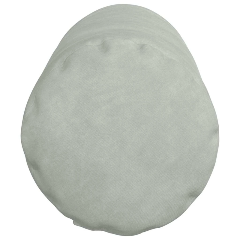 vidaXL Spilveni 2 pcs Gaiši pelēks DIA 25 x 70 cm Korduroja audums