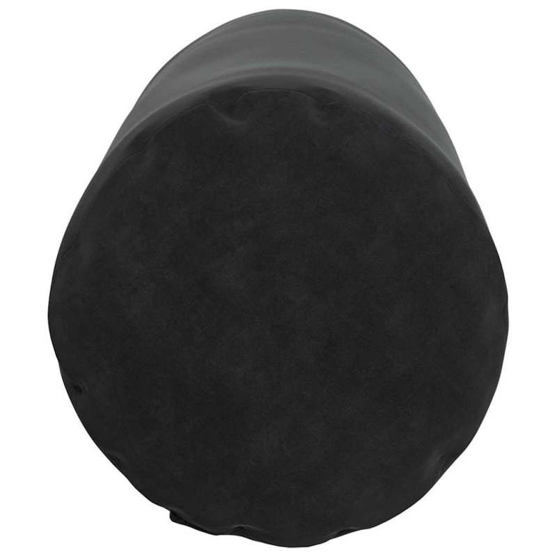 vidaXL Spilveni 2 pcs Melna DIA 25 x 70 cm Korduroja audums