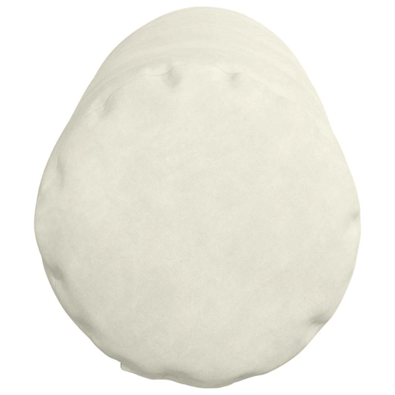 vidaXL Spilveni 2 pcs Krēmkrāsa DIA 25 x 70 cm Korduroja audums