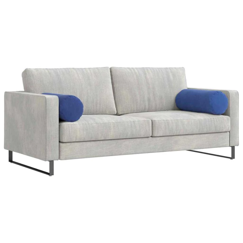 vidaXL Spilveni 2 pcs Policijas zila DIA 25 x 70 cm Korduroja audums