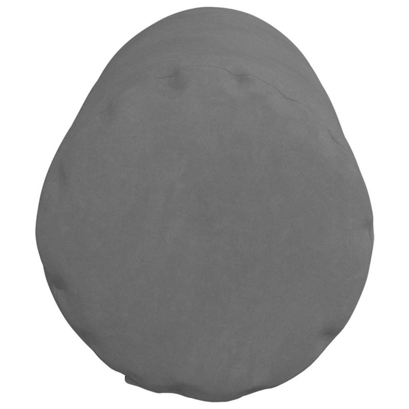 vidaXL Spilveni 2 pcs Tumši pelēks DIA 25 x 70 cm Mikrofibra