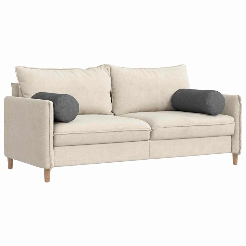 vidaXL Spilveni 2 pcs Tumši pelēks DIA 25 x 70 cm Korduroja audums