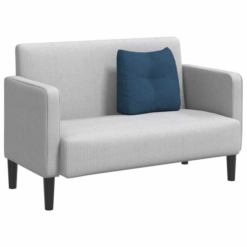 vidaXL Atpakaļ spilvens Zila 45 x 24 x 50 cm audums