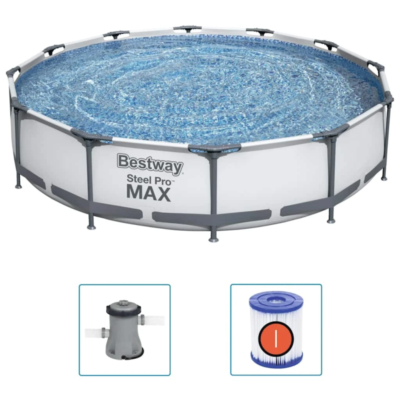Bestway Steel Pro MAX peldbaseina komplekts, 366x76 cm