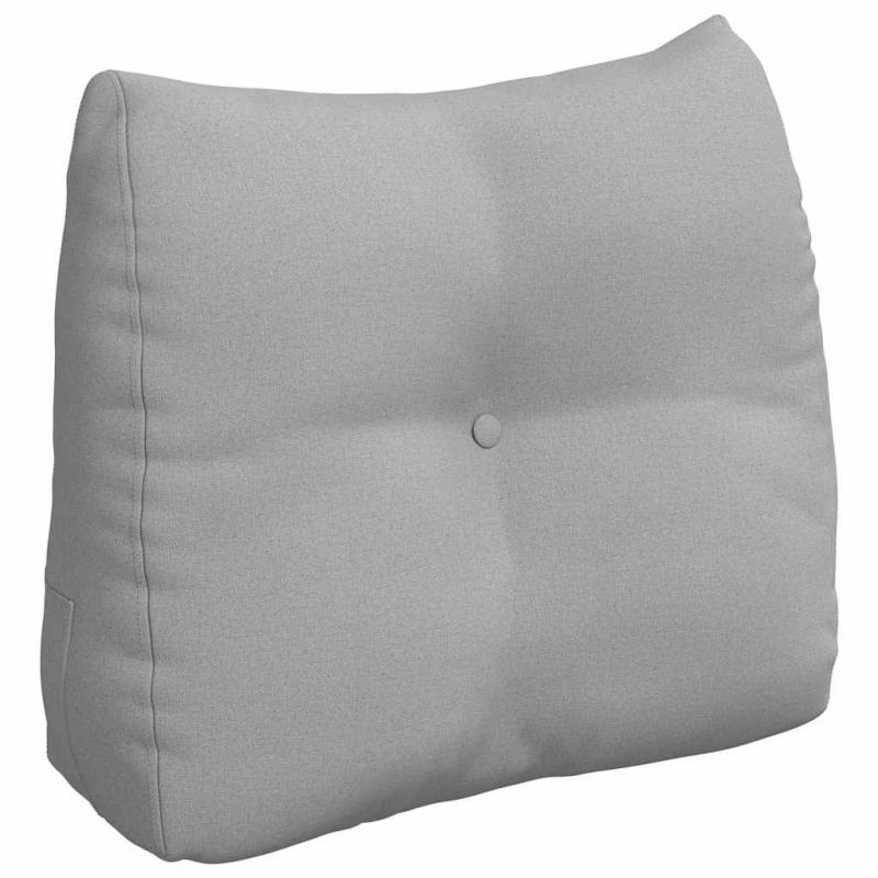 vidaXL Atpakaļ spilvens Mākoņu pelēka 60 x 24 x 50 cm audums