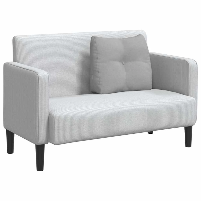 vidaXL Atpakaļ spilvens Mākoņu pelēka 60 x 24 x 50 cm audums