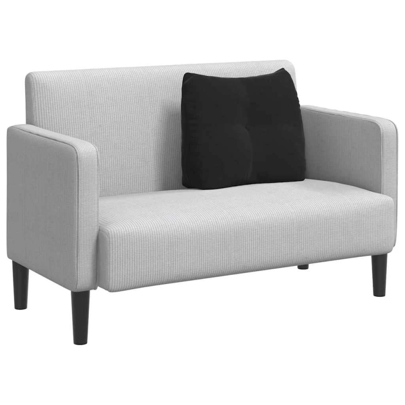 vidaXL Atpakaļ spilvens Melna 60 x 24 x 50 cm Samts