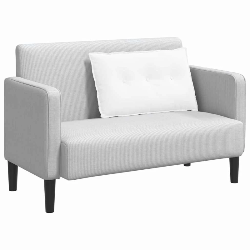 vidaXL Atpakaļ spilvens Balts 80 x 19 x 50 cm audums