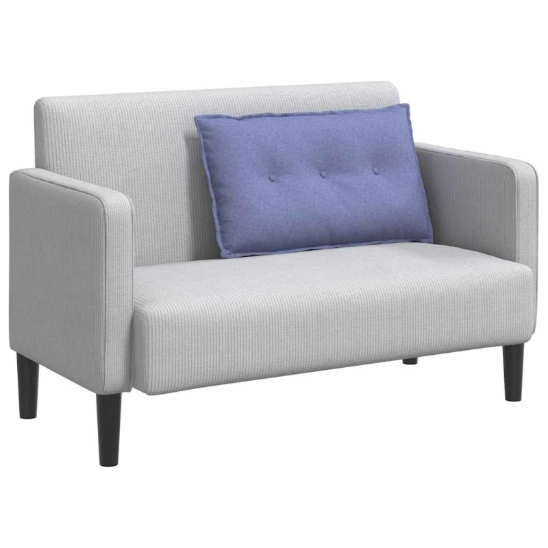 vidaXL Atpakaļ spilvens Džinsu zils 80 x 19 x 50 cm audums