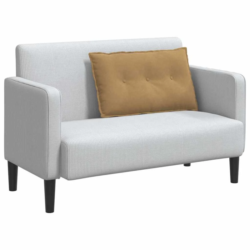 vidaXL Atpakaļ spilvens Brūna 80 x 50 cm Korduroja audums