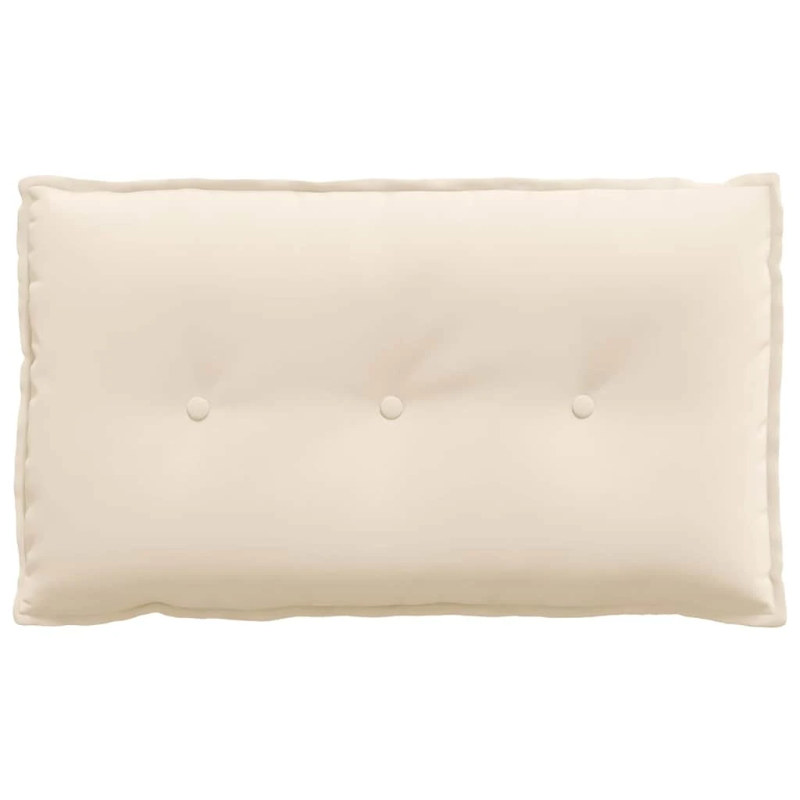 vidaXL Atpakaļ spilvens Bēša 80 x 50 cm Mikrofibra
