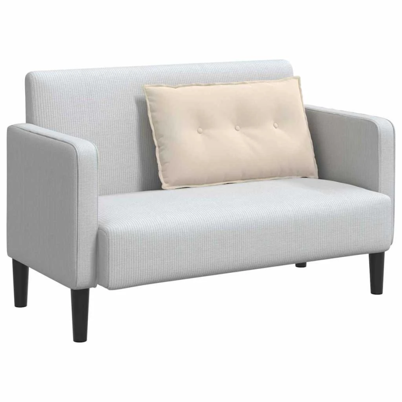 vidaXL Atpakaļ spilvens Bēša 80 x 50 cm Mikrofibra