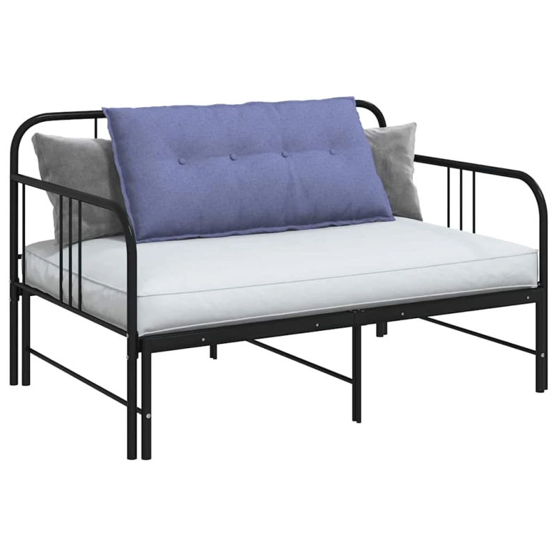 vidaXL Atpakaļ spilvens Džinsu zils 100 x 19 x 50 cm audums