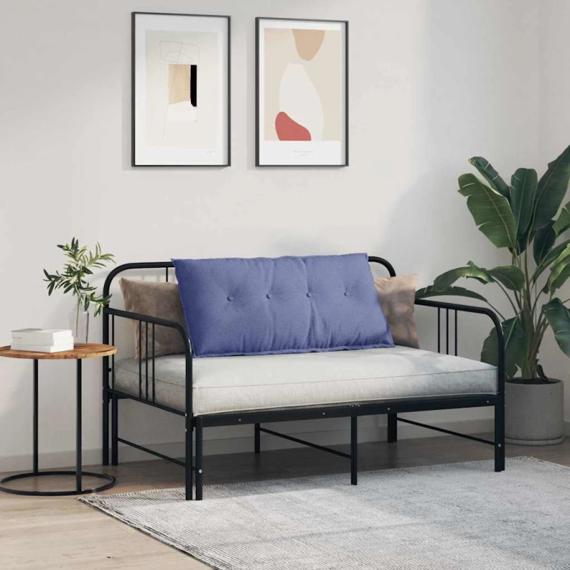 vidaXL Atpakaļ spilvens Džinsu zils 100 x 19 x 50 cm audums