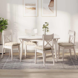 vidaXL Sēdvietas spilventiņi 4 pcs Bēša 40 x 40 x 6 cm Mikrošķiedra