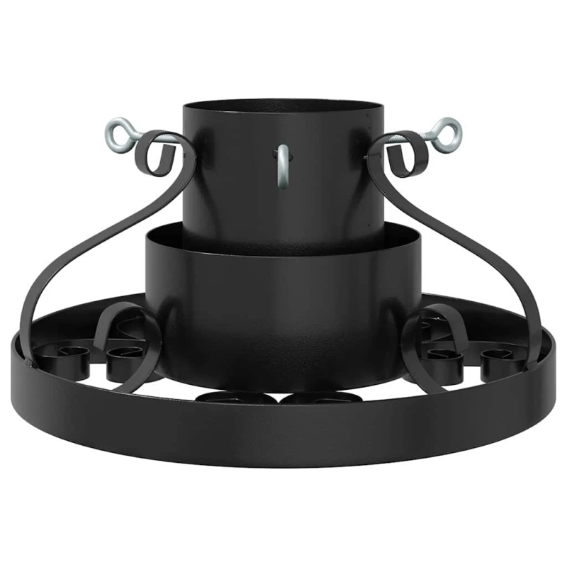 vidaXL Ziemassvētku eglītes statīvs Melna 40 x 40 x 21 cm Tērauds