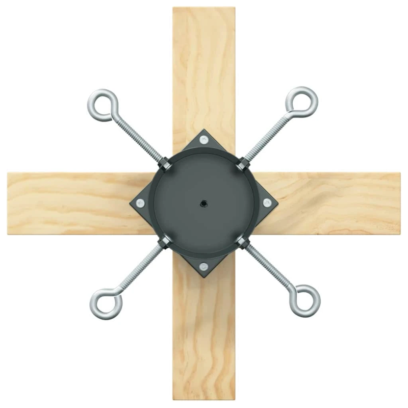 vidaXL Ziemassvētku eglītes statīvs 1.73 Zaļa 50 x 50 x 16 cm