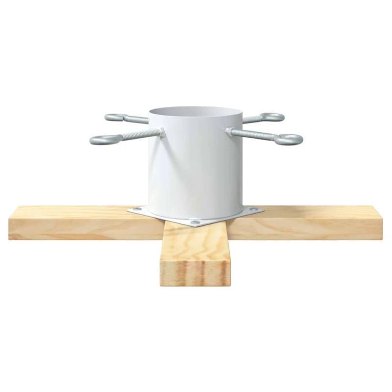 vidaXL Ziemassvētku eglītes statīvs 1.73 Balts 50 x 50 x 16 cm