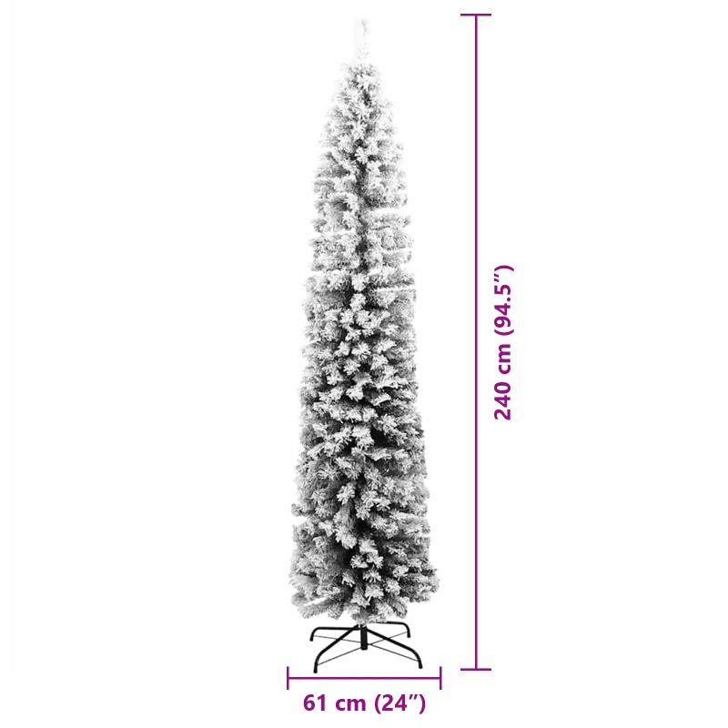 vidaXL Mākslīgā Ziemassvētku eglīte su 300 LED ar statīvu Zaļa 240 cm