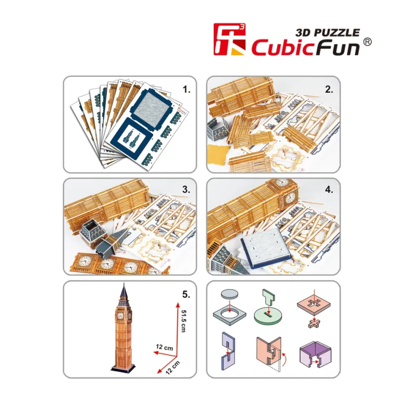 CUBICFUN 3D puzle Big Ben
