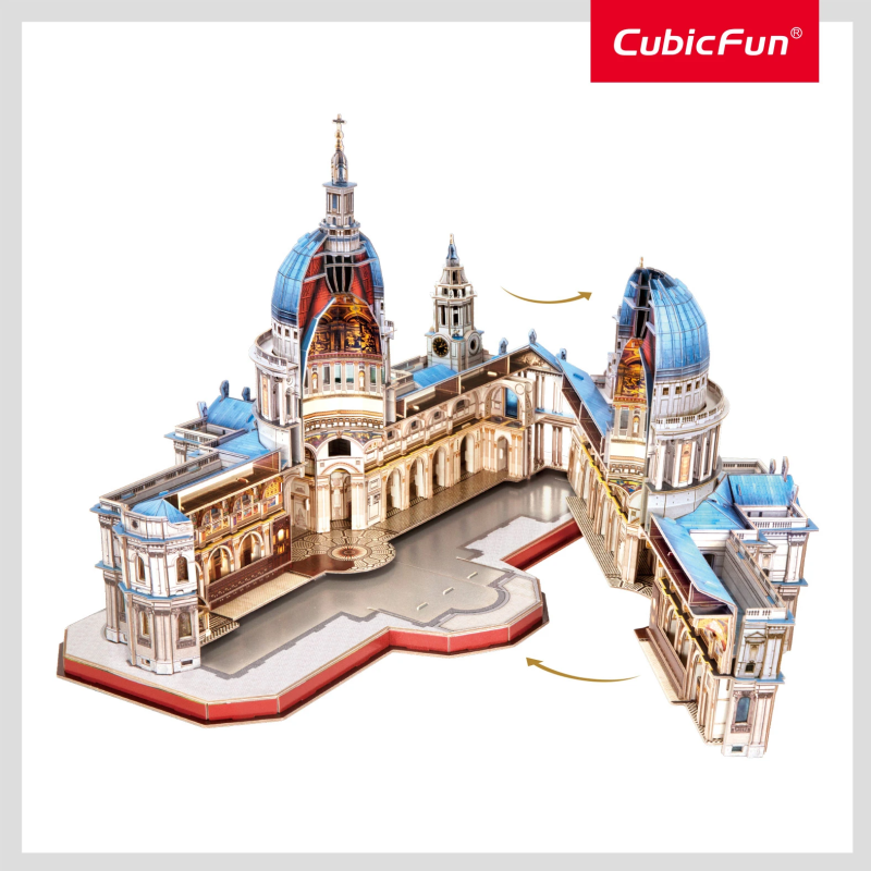 CUBICFUN 3D Puzle - Svētā Pāvila katedrāle