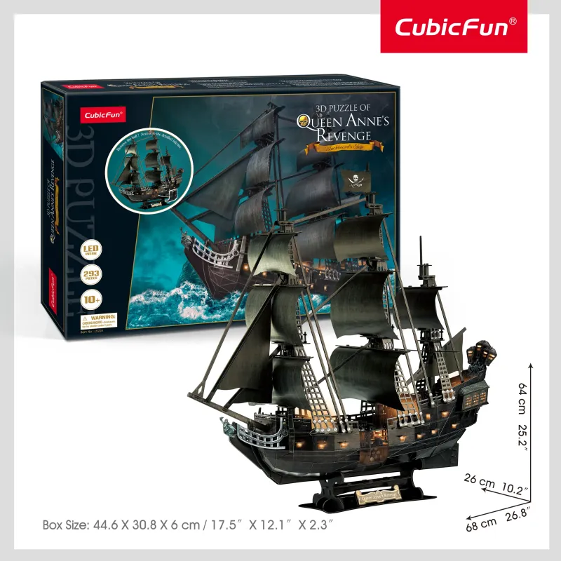 CUBICFUN 3d BL puzle Karalienes Annas atriebība