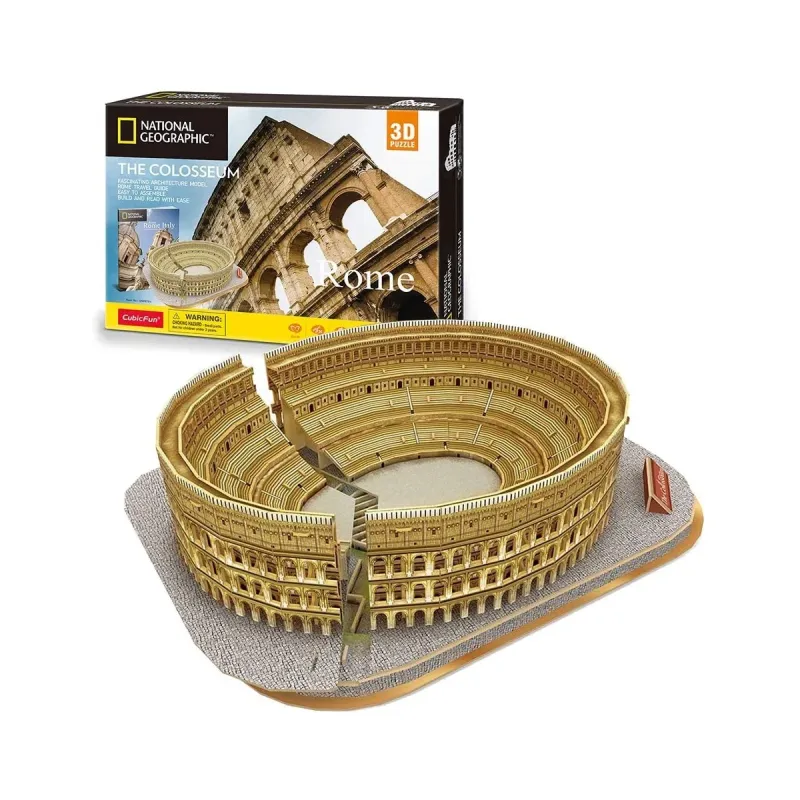 CUBICFUN 3D dėlionė iš serijos „National Geographic“ - „Koliziejus“