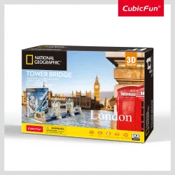 CUBICFUN 3D Puzle National Geographic - Tower Bridge