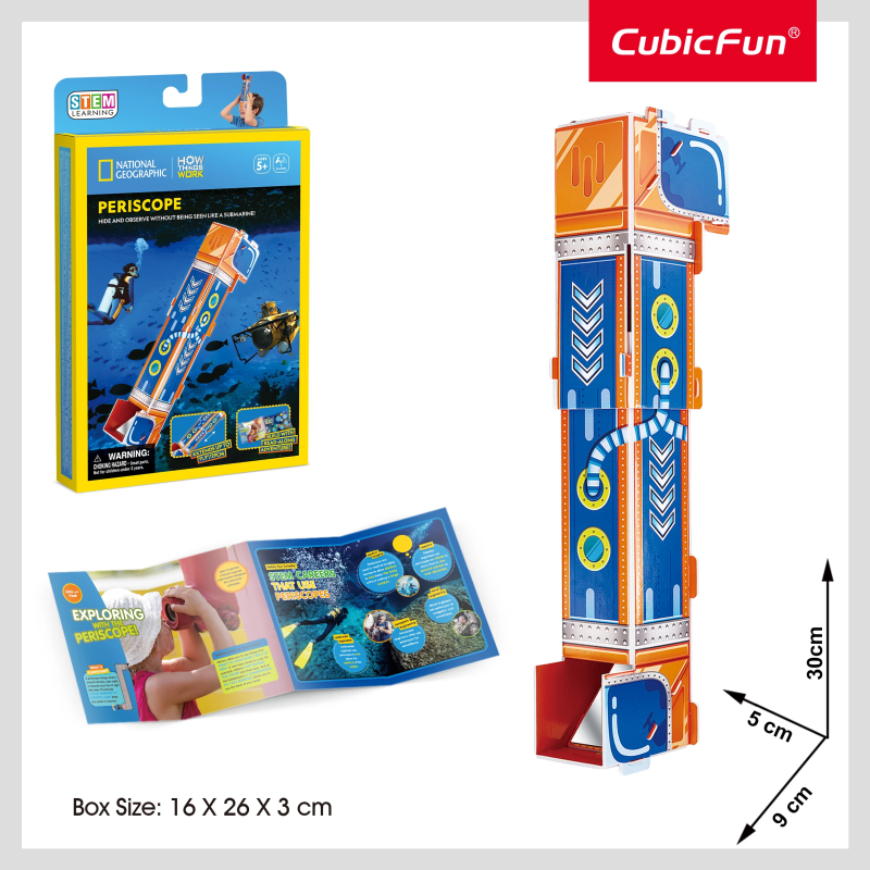 CUBIC FUN National Geographic 3D puzle Periskops