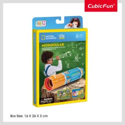 CUBIC FUN National Geographic 3D dėlionė „Monoklis