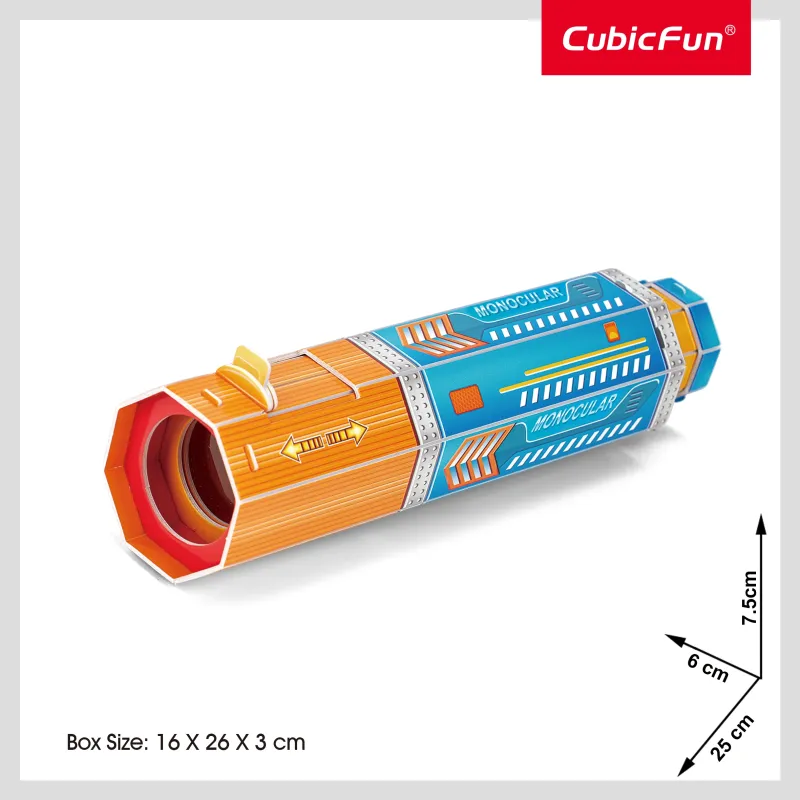 CUBIC FUN National Geographic 3D dėlionė „Monoklis