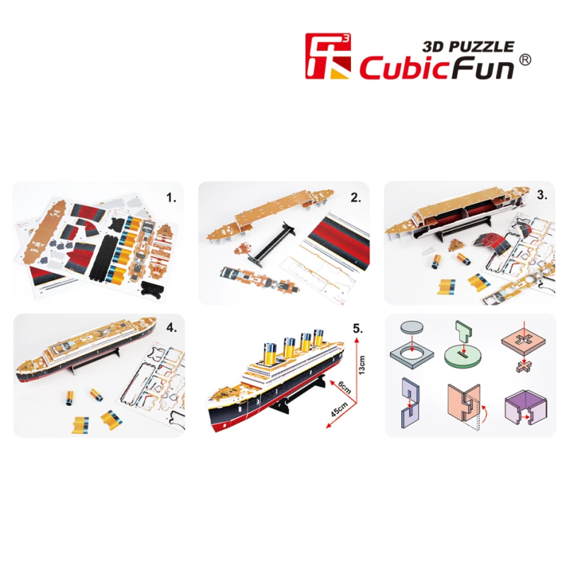 CUBICFUN 3D puzle Titaniks