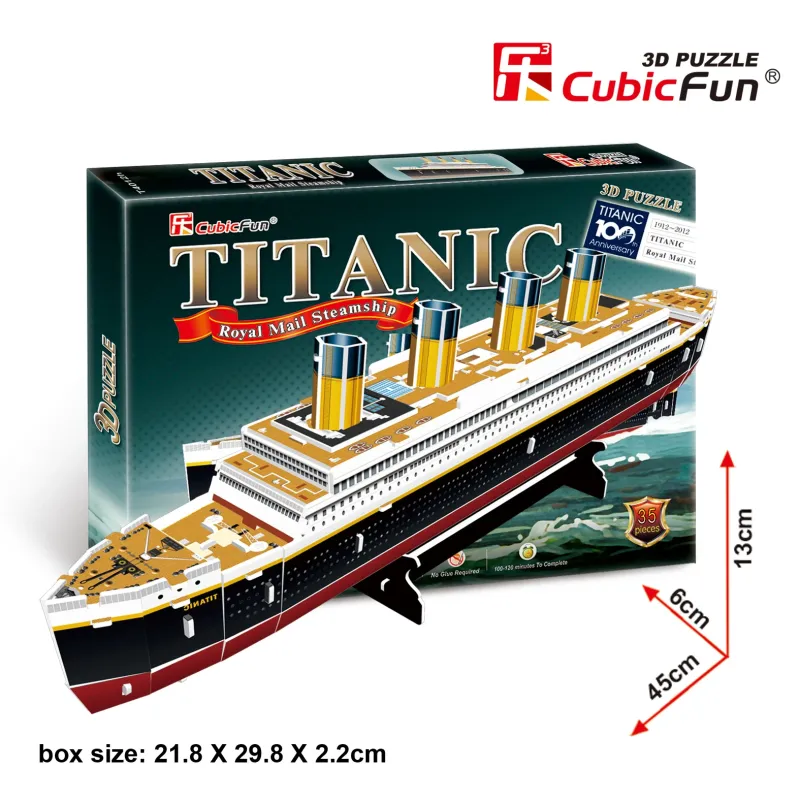 CUBICFUN 3D dėlionė „Titanikas